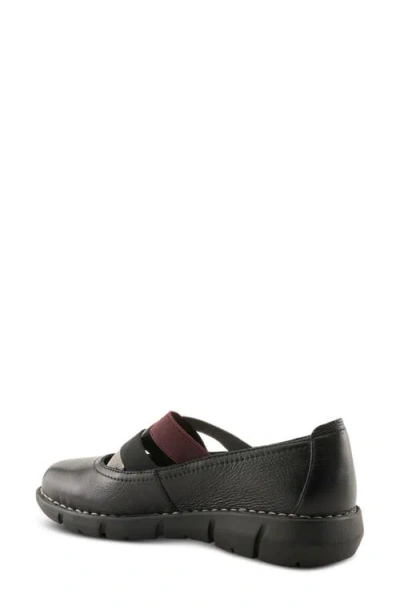 Spring Step Jax Mary Jane Wedge In Black