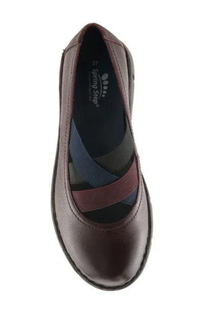 Spring Step Jax Mary Jane Wedge In Multi