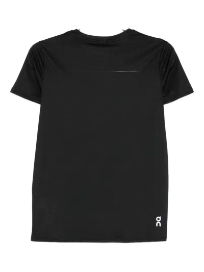 On Logo-print T-shirt In Black