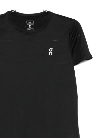 On Logo-print T-shirt In Black
