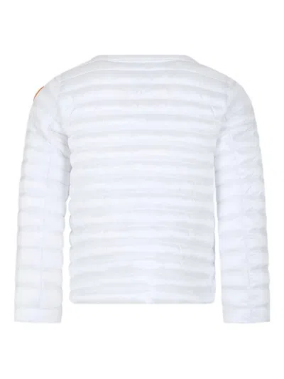 Save The Duck Quilted Zip Jacket In Red