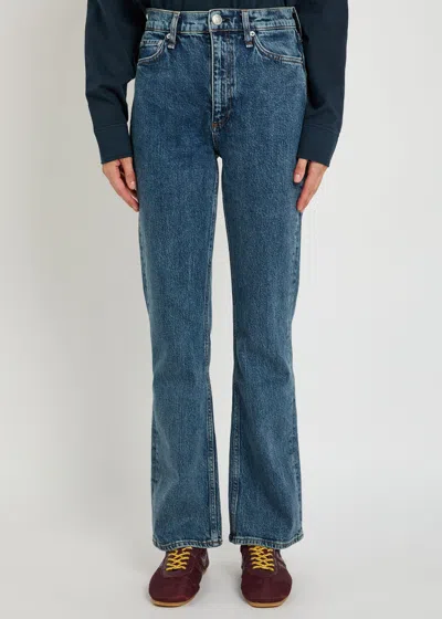 Rag & Bone Peyton Bootcut Jeans In Blue
