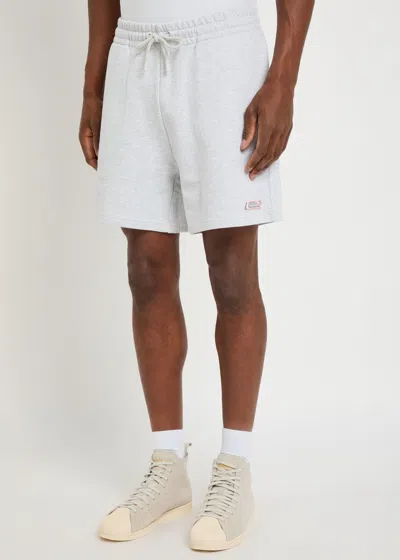 Casablanca Manga Tennis Ball Logo-print Cotton Shorts In White