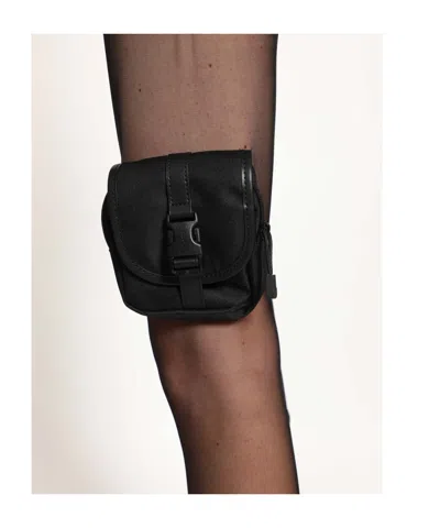 Coperni Elastic Sheer Leggings In Black