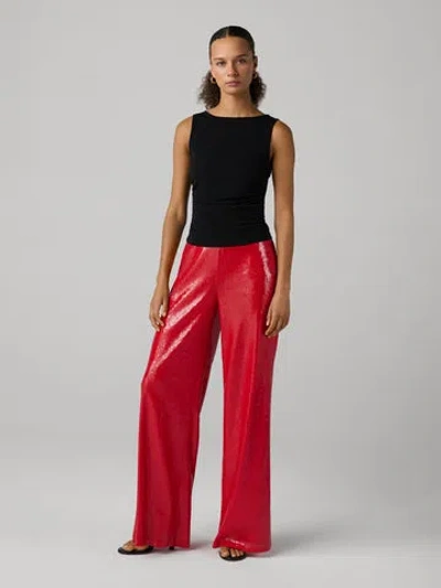 Diane Von Furstenberg Adelina Pants In Red