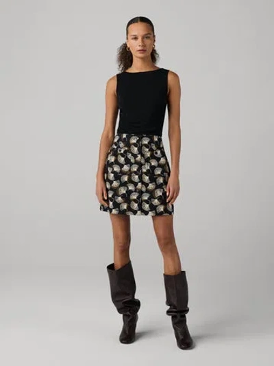 Diane Von Furstenberg Waverly Skirt In Black