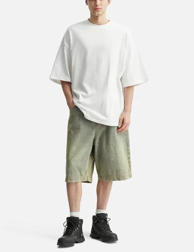 Entire Studios Spar Shorts Surface Wave In Green