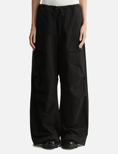 Entire Studios Barren Cargo Suiting Gray Pants In Black