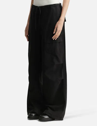 Entire Studios Barren Cargo Suiting Gray Pants In Black