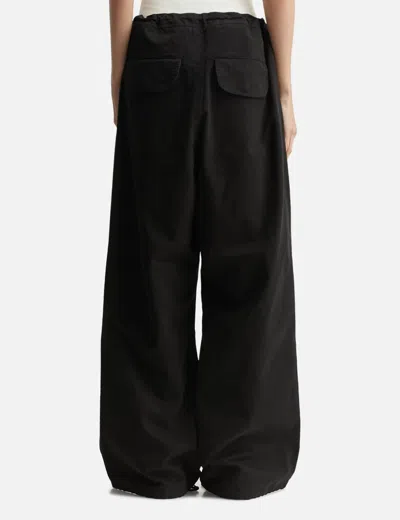 Entire Studios Barren Cargo Suiting Gray Pants In Black