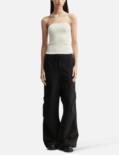 Entire Studios Barren Cargo Suiting Gray Pants In Black