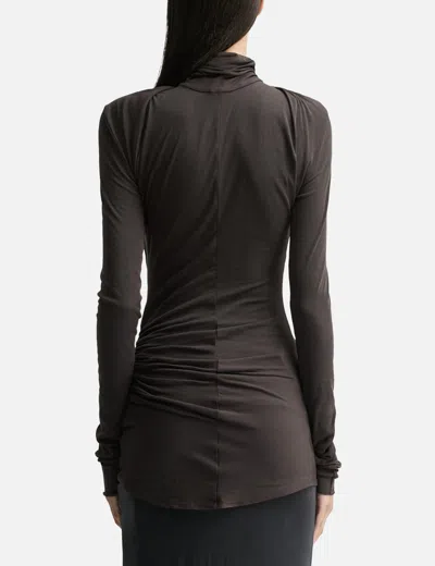 Entire Studios Grès Top In Black