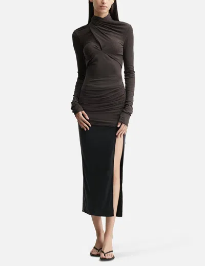 Entire Studios Grès Top In Black