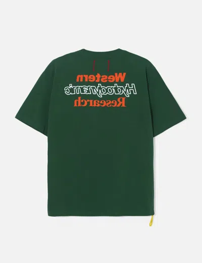Western Hydrodynamic Research Logo T-shirt In Green