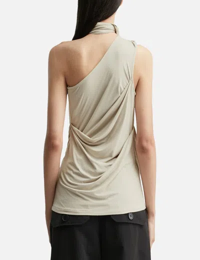 Entire Studios Sleeveless Dalters Top In Neutral