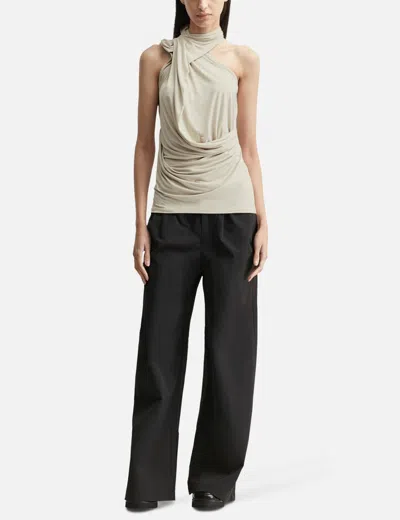 Entire Studios Sleeveless Dalters Top In Neutral