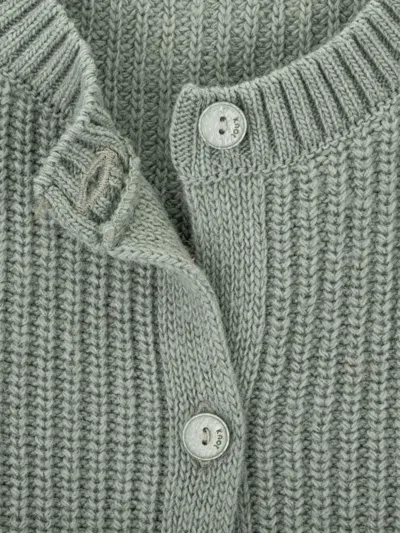 PEGGY 罗纹纽扣开衫