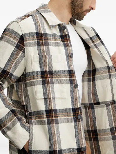 Fjall Raven Plaid-pattern Shirt In Neutral