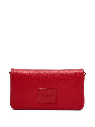 Marc Jacobs Textured Leather Mini Bag With Magnetic Closure In Red