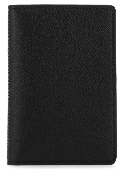 Maison Margiela Black Slim 2 Card Holder In Black