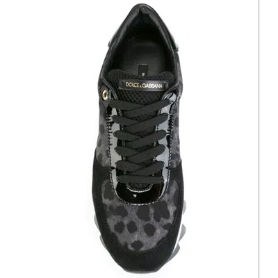 Dolce & Gabbana Black Calfskin Sneaker In Black