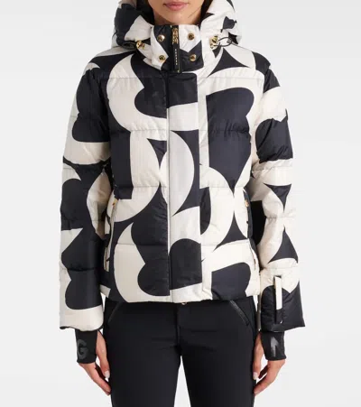 Bogner Maja Printed Down Ski Jacket In Multi