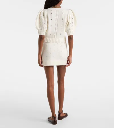 Chloé Chloè Wool Top In White