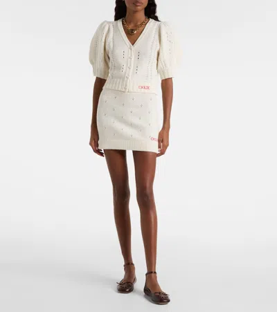 Chloé Chloè Wool Top In White