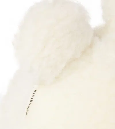 Binibamba Baby Wool Beanie In White