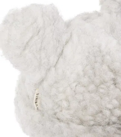 Binibamba Baby Wool Beanie In White