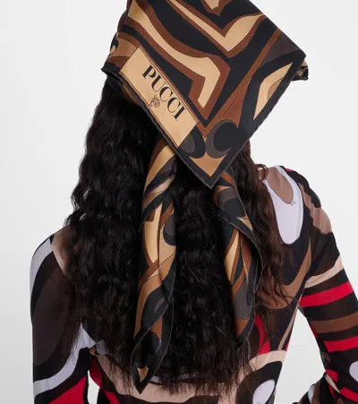 LABIRINTO真丝斜纹布围巾