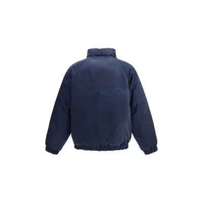 Emporio Armani Reversible Jacket From Capsule Collection New York In Blue