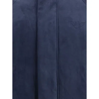 Emporio Armani Reversible Jacket From Capsule Collection New York In Blue