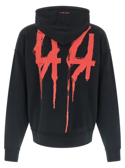44 Label 'drip' Hoodie In Black
