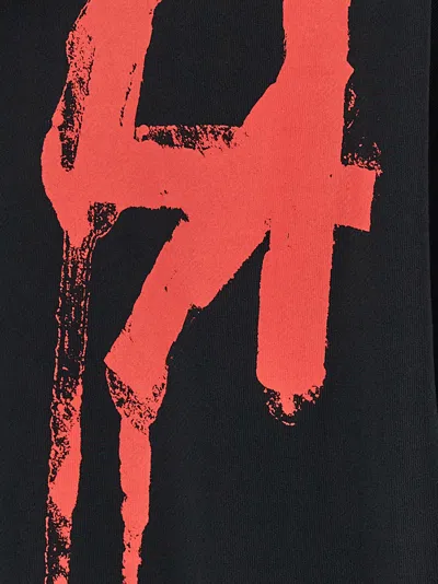 44 Label 'drip' Hoodie In Black