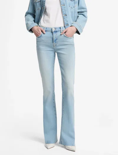 7 For All Mankind Waistband Jeans With Belt Loops In Blue