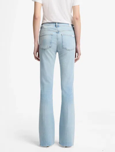 7 For All Mankind Waistband Jeans With Belt Loops In Blue