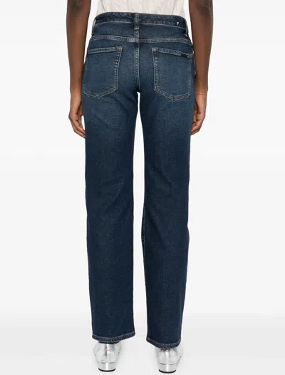 7 For All Mankind Jeans Blue In Blue