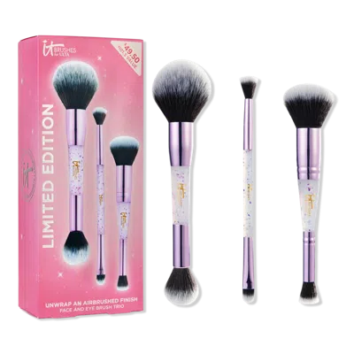 It Brushes For Ulta Airbrush Limited Edition Dual-ended Face & Eye Brush Trio