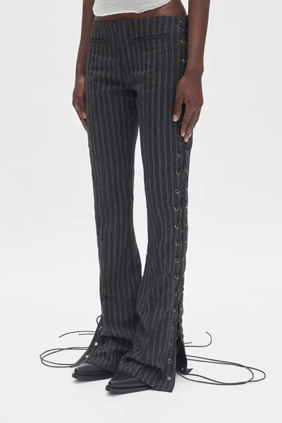Ann Demeulemeester Kel Slim Fit Bootcut Trousers In Multi