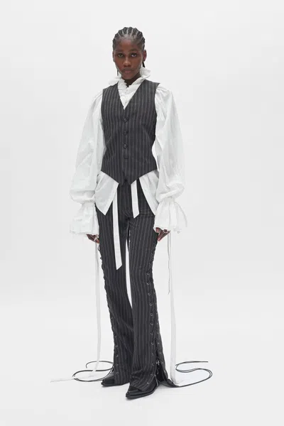 Ann Demeulemeester Kel Slim Fit Bootcut Trousers In Multi