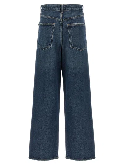 Agolde Vana Fold Jeans In Blue