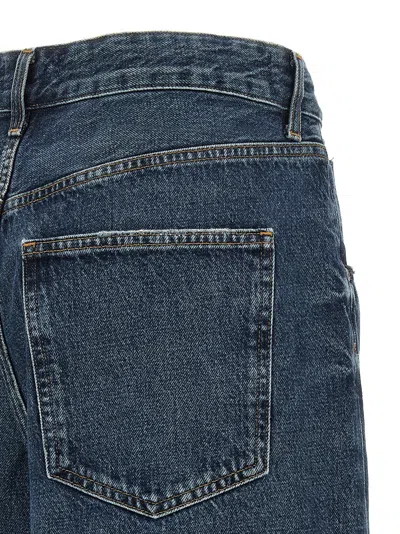 Agolde Vana Fold Jeans In Blue