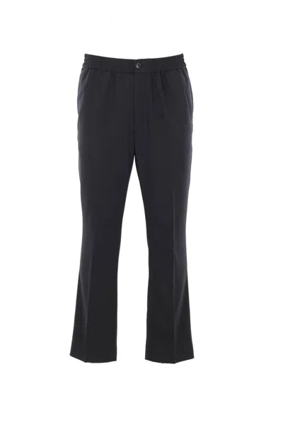 Ami Alexandre Mattiussi Ami Paris Trousers In Black