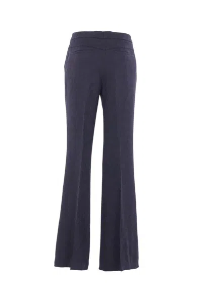 Etro Women Paisley Print Pants In Blue