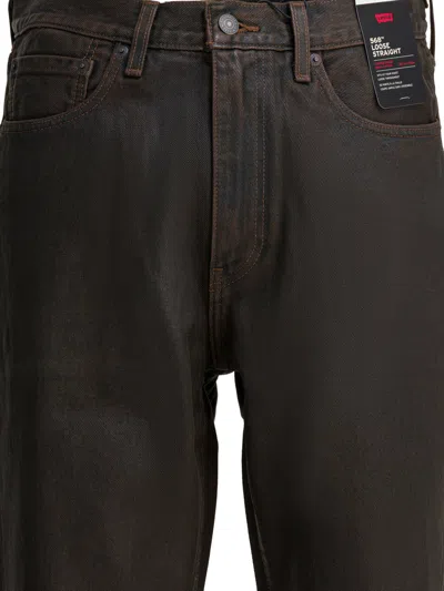 Levi's 568 Straight Jeans Brown In Brown