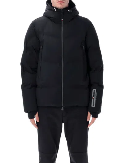 Moncler Grenoble Black Stretch Nylon Angren Down Jacket In Black