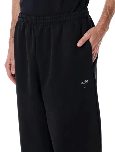 Arte Heart Sweatpants With Logo In Black