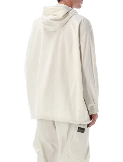 Oakley Long Hooded Jacket Adjustable Drawstrings In Neutral