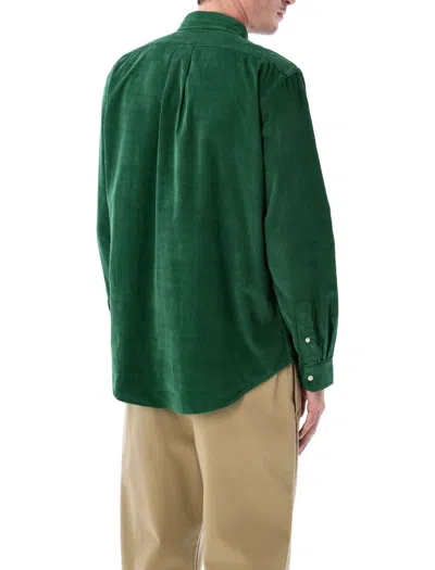 Polo Ralph Lauren Corduroy Button-down Shirt Embroidery In Multi